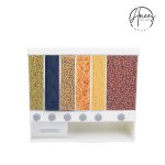 Grain Box Dispenser Grain Storage Dispenser Kitchen Organiser Wall Mounted