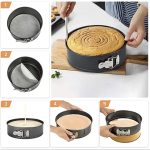 3Pcs Cake Baking Mould Set