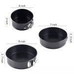 3Pcs Cake Baking Mould Set