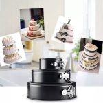 3Pcs Cake Baking Mould Set