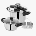 8PCS Imported Stainless Steel Pressure Cooker Set (5L + 7L) – Anees Imports