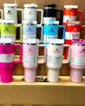 1200ML Stainless Steel Double Wall Insulated Tumbler with Handle & Straw | Hot & Cold Vacuum Flask | Premium Travel Mug